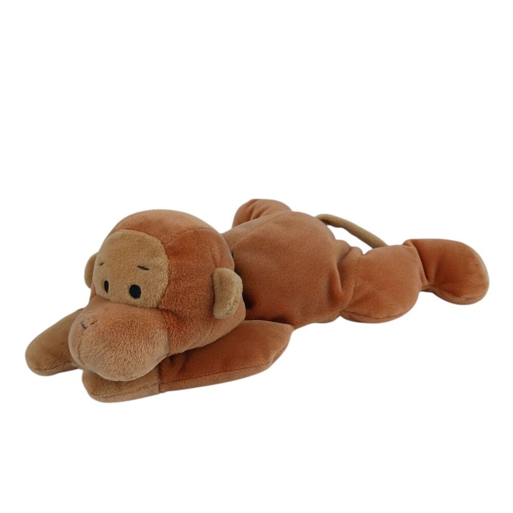 1997 TY Pillow Pal SWINGER the Monkey Brown Version Stuffed Plush 14" Brown